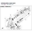DRIVEN BEVEL GEAR ASSY product image