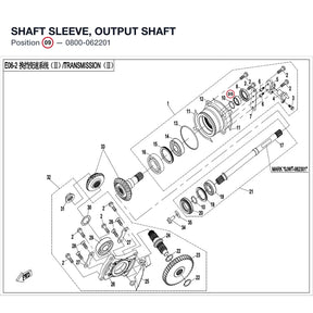 SHAFT SLEEVE, OUTPUT SHAFT product image