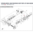 DRIVEN BEVEL GEAR BEARING SEAT REPL BY 0800-062202-10001 product image