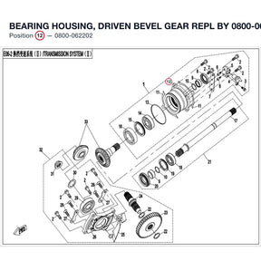 BEARING HOUSING, DRIVEN BEVEL GEAR REPL BY 0800-062202-1000 product image