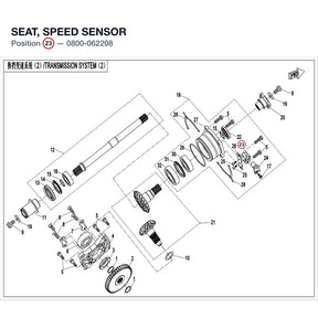 SEAT, SPEED SENSOR product image