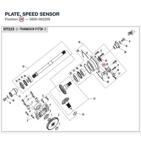 PLATE, SPEED SENSOR product image