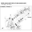 BEVEL GEAR ASSY REPL BY 0800-0622A0-00001 product image
