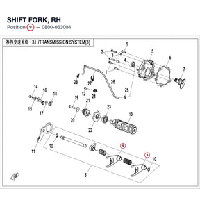 SHIFT FORK, RH product image