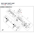 BOLT ASSY SHIFT LIMIT product image