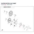 OUTER ROTOR, OIL PUMP product image