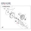 COVER, OIL PUMP product image