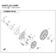 SHAFT, OIL PUMP product image