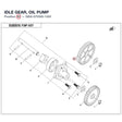 IDLE GEAR, OIL PUMP product image