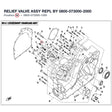 RELIEF VALVE ASSY REPL BY 0800-073000-2000 product image