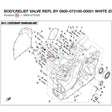 BODY,RELIEF VALVE REPL BY 0800-073100-00001 product image
