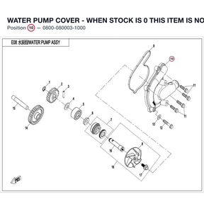 WATER PUMP COVER - WHEN STOCK IS 0 THIS ITEM IS NO LONGER AVAILABLE product image