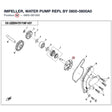 IMPELLER, WATER PUMP REPL BY 0800-0800A0 product image