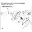 AIR FILTER ASSY REPL BY 0800-110000-20003 product image