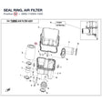 SEAL RING, AIR FILTER product image