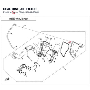 SEAL RING,AIR FILTER product image