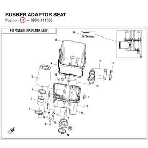 RUBBER ADAPTOR SEAT product image