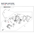 INLET PIPE, AIR FILTER product image