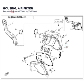 HOUSING, AIR FILTER product image