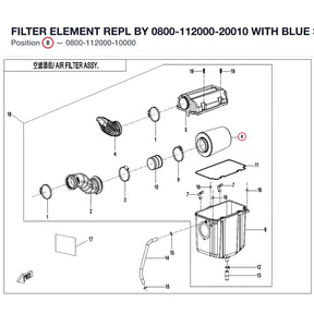 FILTER ELEMENT REPL BY 0800-112000-20010 product image