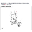 BRACKET 2, FUEL HOSE REPL BY 0800-170005-10000 product image