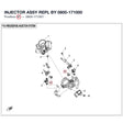 INJECTOR ASSY REPL BY 0800-171000 product image
