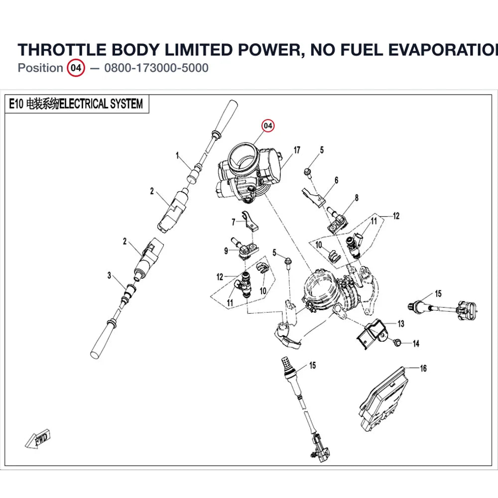 THROTTLE BODY product image