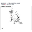 BRACKET 1, FUEL INJECTOR HOSE product image