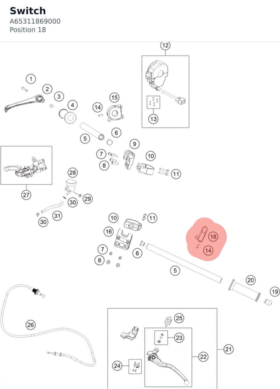 Diagram preview: Switch (A65311869000)