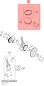 Diagram preview: PISTON ASSEMBLY (96030007033)