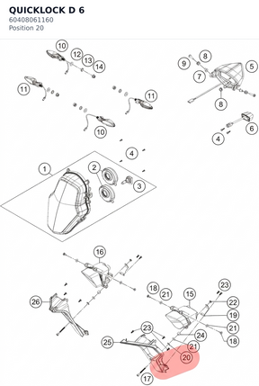 Diagram preview: QUICKLOCK D 6 (60408061160)