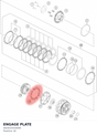 Diagram preview: ENGAGE PLATE (A62632016000)
