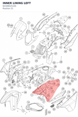 Diagram preview: INNER LINING LEFT (60308025100)