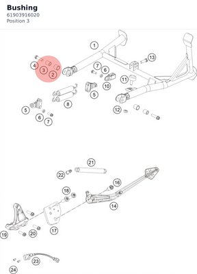 Diagram preview: Bushing (61903916020)