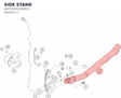 Diagram preview: SIDE STAND (A67503023000C1)