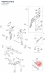 Diagram preview: FOOTREST L/S (47103040000)