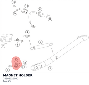 Diagram preview: MAGNET HOLDER (76503029000)
