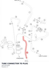Diagram preview: TUBE CONNECTOR TO PLUG (90515023000)