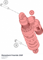 Diagram preview: Monoshock Freeride 250F (12187R4001)