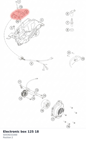 Diagram preview: Electronic box 125 18 (50439231000)