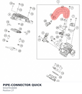 Diagram preview: PIPE-CONNECTOR QUICK (93107016000)