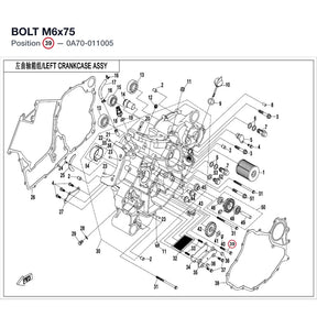 BOLT M6x75 product image