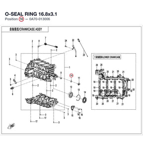 O-SEAL RING 16.8x3.1 product image
