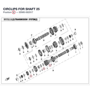 CIRCLIPS FOR SHAFT 25 product image