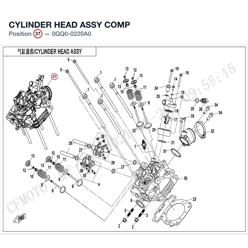 CYLINDER HEAD ASSY COMP product image