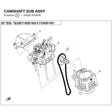 CAMSHAFT SUB ASSY product image