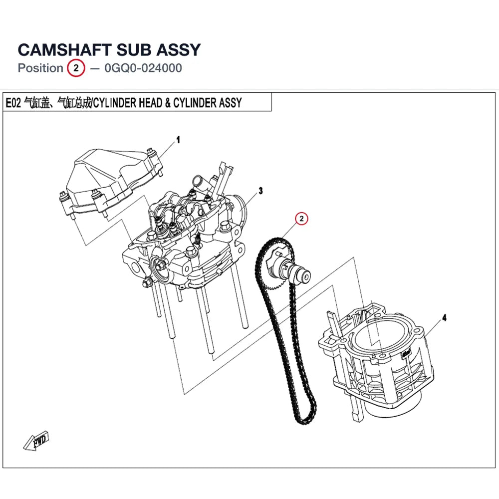 CAMSHAFT SUB ASSY product image