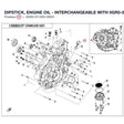 DIPSTICK, ENGINE OIL - INTERCHANGEABLE WITH 0GR0-011005 product image