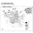LH CRANKCASE ASSY product image