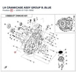 LH CRANKCASE ASSY product image